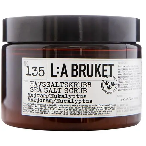 L:a Bruket 135 Sea Salt Body Scrub 420 gr. - Marjoram/Eucalyptus