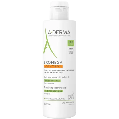 A-DERMA Exomega Control Foaming Gel 500 ml