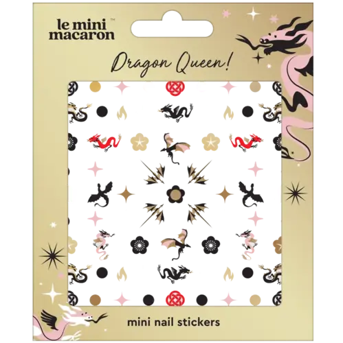 Le Mini Macaron Mini Nail Art Stickers - Dragon Queen