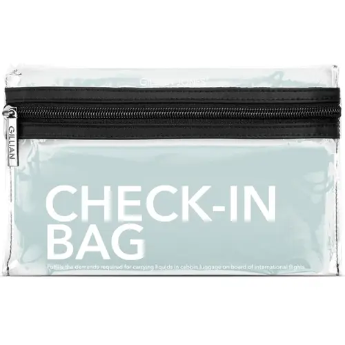 Gillian Jones Check In Bag Transparent 8007