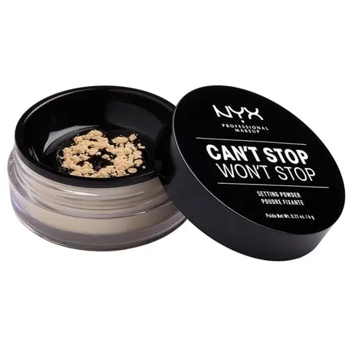 NYX Prof. Makeup Can&#39;t Stop Won&#39;t Stop Setting Powder 6 gr. - Light Medium