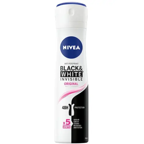 Nivea Black & White Invisible Original Spray 150 ml