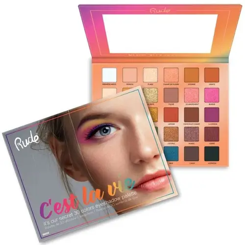 Rude Cosmetics 30 Eyeshadow Palette - C&#39;est La Vie