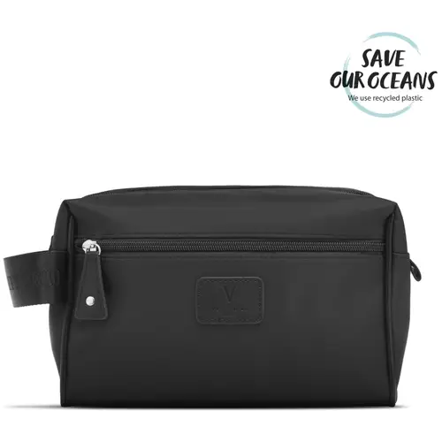 Gillian Jones Vittorio Classic Toilet Bag - Black 10570-BA