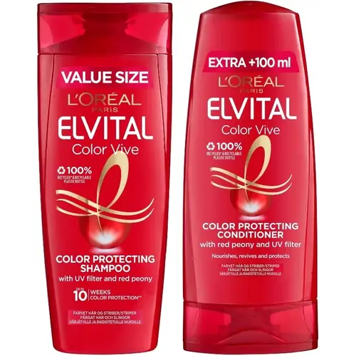 L&#39;Oreal Paris Elvital Color Vive Color Protecting Set 400 + 300 ml