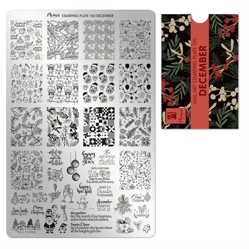 December, Stamping Plade NO. 150, Moyra