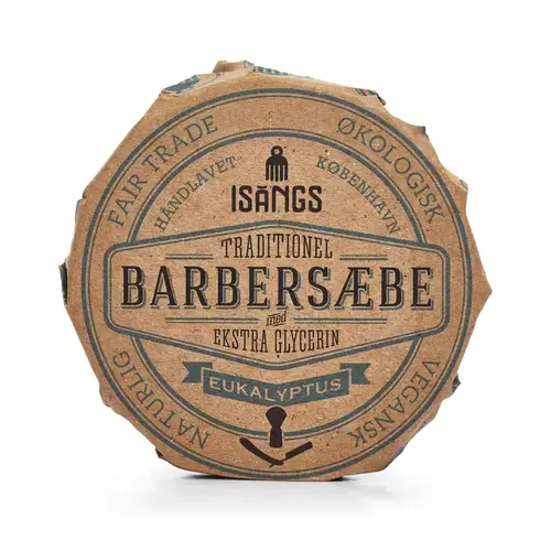 Barbersæbe fra Isangs - Eukalyptus - 70 g.