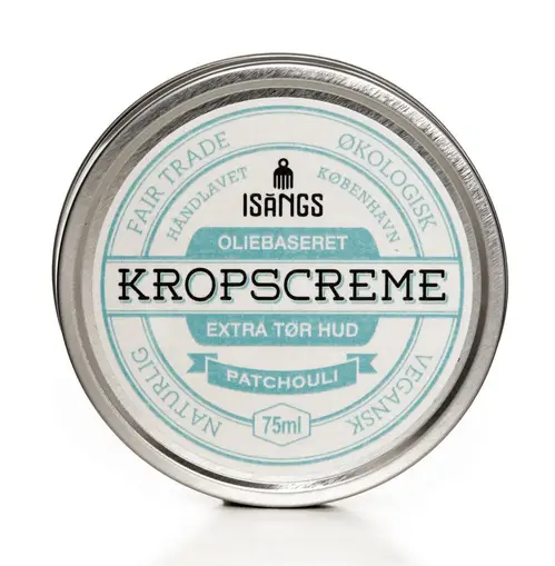 Kropscreme til meget tør hud - Patchouli - 75 ml