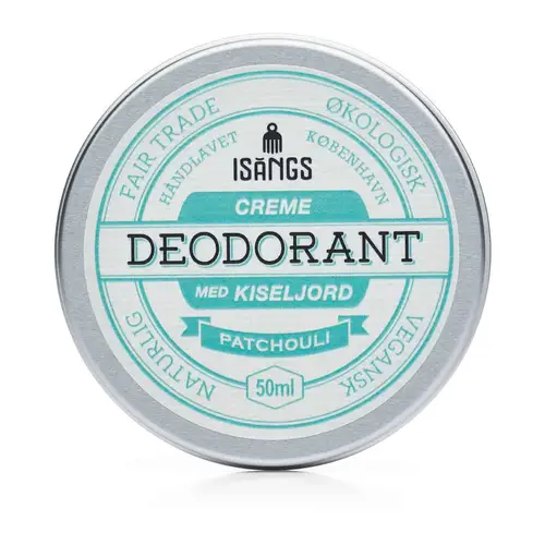 Creme deodorant med Kiseljord - Patchouli - 50 ml