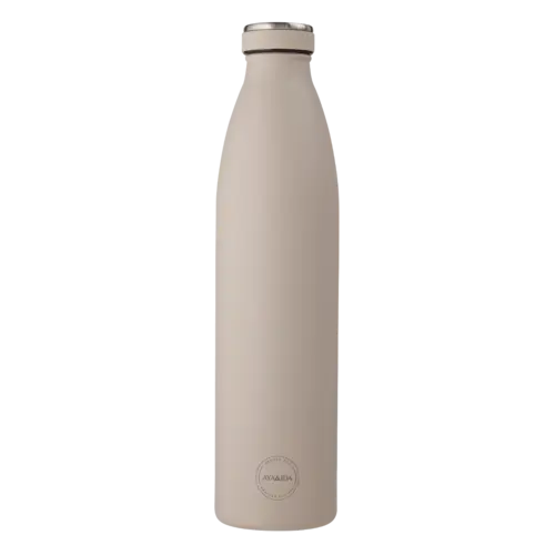 Termo drikkedunk i rustfrit stål - 1 liter - Cream Beige