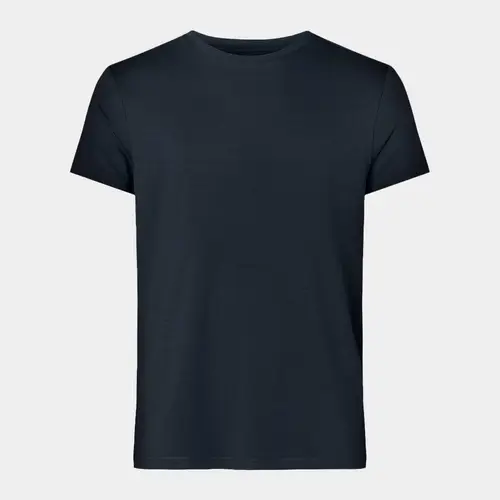 Navy blå bambus r-neck T-shirt til herre fra Resteroeds, XXL