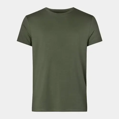 Army grøn bambus r-neck t-shirt til herre fra Resteroeds, XXL