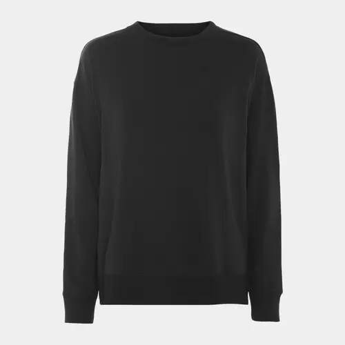 Bambus sweatshirt | sorte sweatshirt til damer fra Boody, S