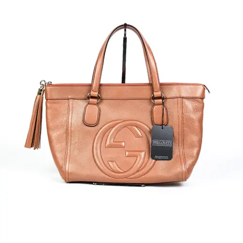 Guci Bronze Tote