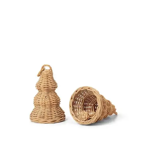 Ferm Living Braided Bell Baubles - Set of 2