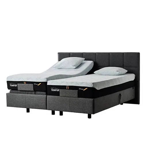 TEMPURÂ® Spring Box Adj. Elevationsseng - 180x200 cm m/TEMPURÂ® Pro Plus CoolQuilt madrasser