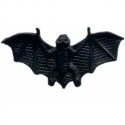 Flagermus Plastik 4 cm - Sort (Bat 4 cm Black) - Dekoration