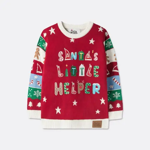 Santa&#39;s Little Helper Julesweater Børn