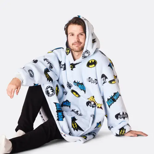 Batman Lyseblå HappyHoodie