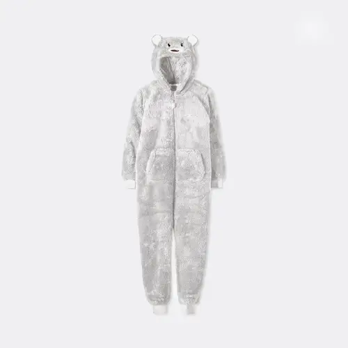 Børn | Grå Bamsebjørn Onesie Børn