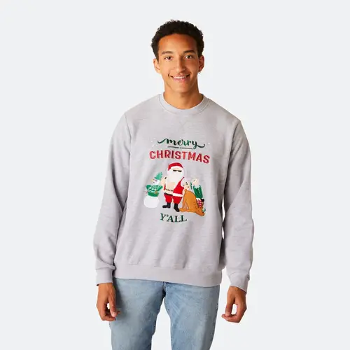 Merry Christmas Y&#39;all Julesweatshirt Herre