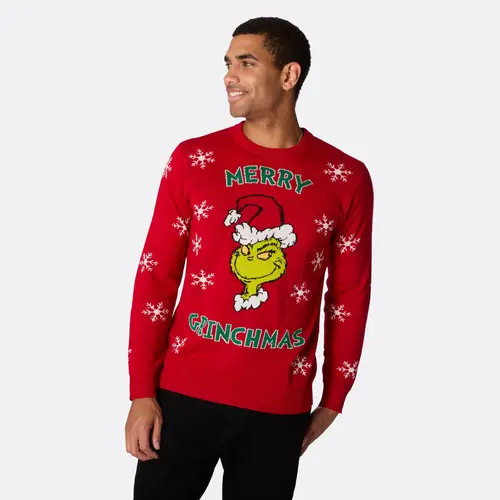 Merry Grinchmas Julesweater Herre