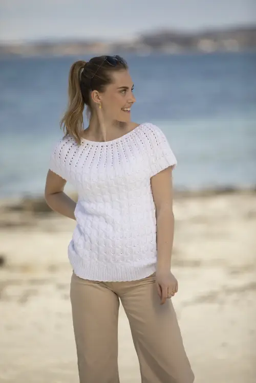 &quot;Isolde&quot; Top - Viking Design 2124-9 Kit - XXS-XXL - Viking Bamboo, fra Viking