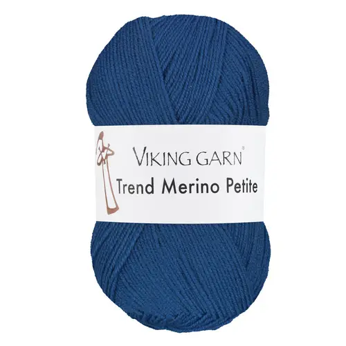 Viking Trend Merino Petite 325 Blå, Merinould, fra Viking