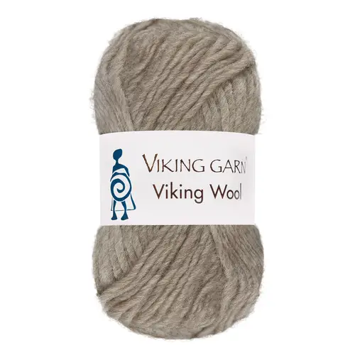 Viking Wool 507 Lys beige, Uldgarn, fra Viking