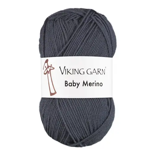 Viking Baby Merino - 227 Jeansblå, Merinould, fra Viking