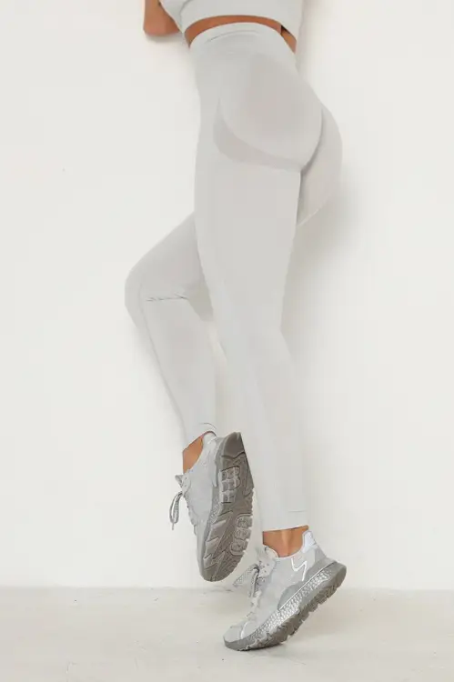 CONTOUR Scrunch leggings LightGrey - Medium / LightGrey