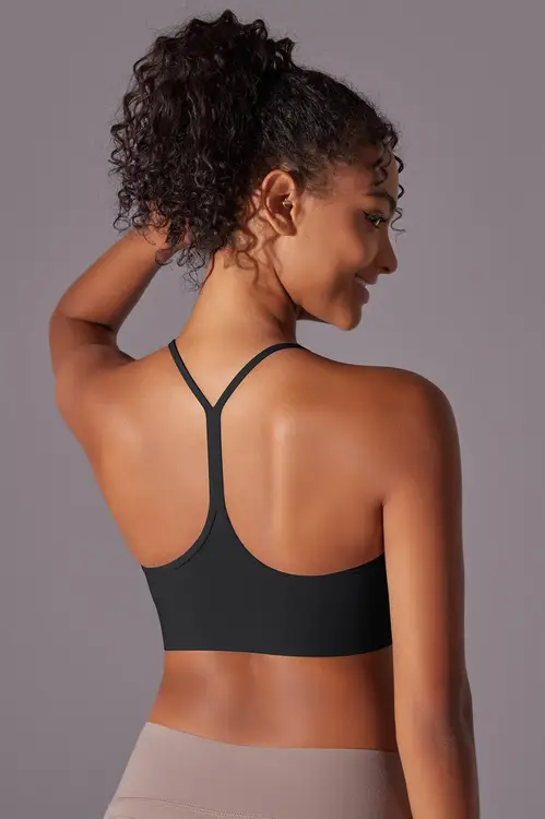 PureFlex Strappy Sports bh Black - Small / Black