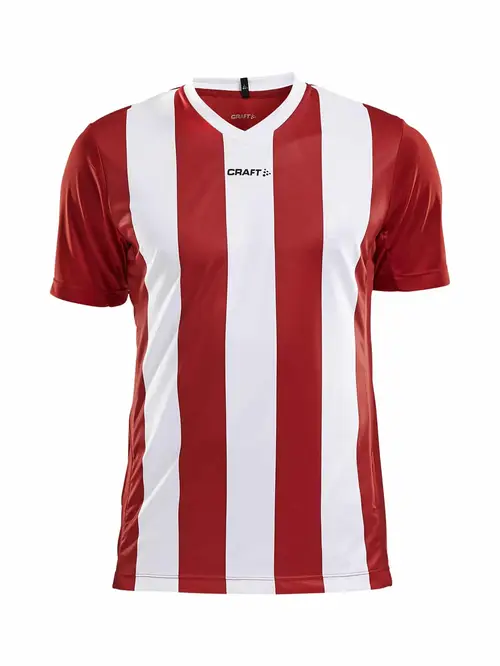 Craft - Progress Jersey Stripe Maend - Bright Red M