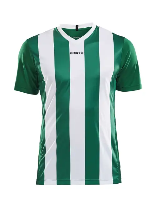 Craft - Progress Jersey Stripe Maend - Team Green 3XL