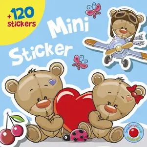 Mini-stickers Bamser, Snip Snap Snude Minibøger, Forlaget Bolden