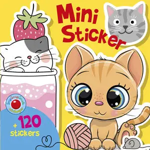 Mini-stickers Katte, Snip Snap Snude Minibøger, Forlaget Bolden