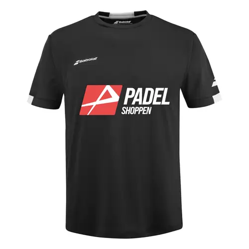 Padelshoppen X Babolat Play Crew Neck Tee Black