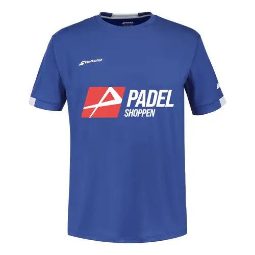 Padelshoppen X Babolat Play Crew Neck Tee Sodalite Blue