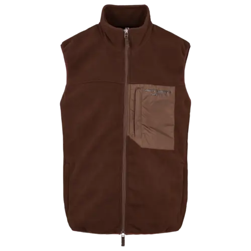 Twelve Sixteen Fleece Vest Brun - Large