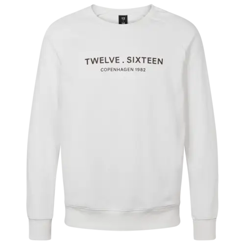 Twelve Sixteen Sweatshirt Sand Brown 100% Bomuld - XL / White