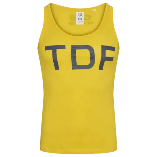 Twelve Sixteen Tank Top 100% Økologisk Bomuld Gul TDF - XS