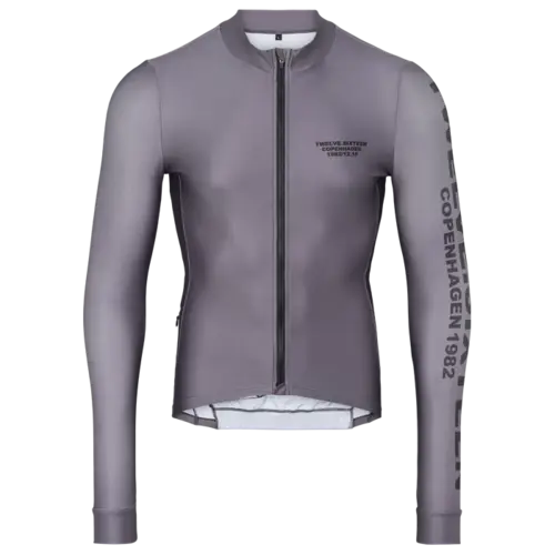 Twelve Sixteen Langærmet Cykeltrøje Sky Pro Grå - Medium / Grey