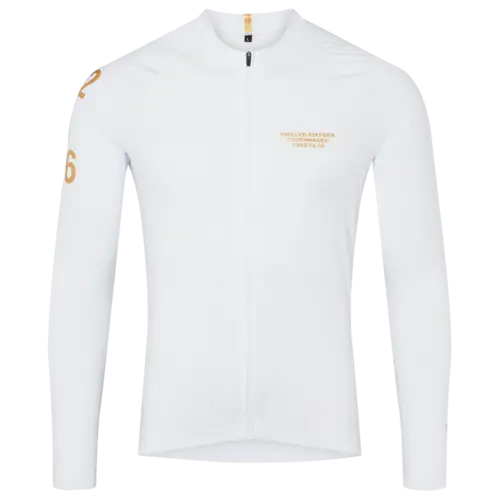 Twelve Sixteen Langærmet Cykeltrøje Sky Pro Let  Hvid - XS / White