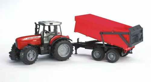 Massey Ferguson 7480 traktor med tipvogn