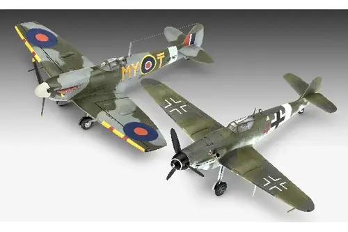 Model Set Combat Set Bf109G-10 & Spitfire Mk