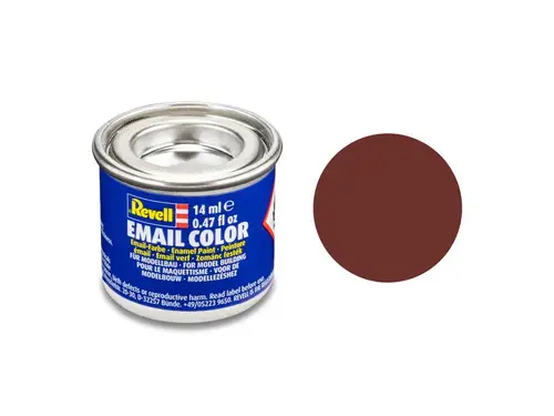 Enamel 14 ml. reddish brown, mat