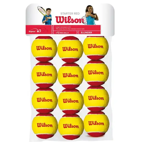 Wilson Starter Red 12 stk.