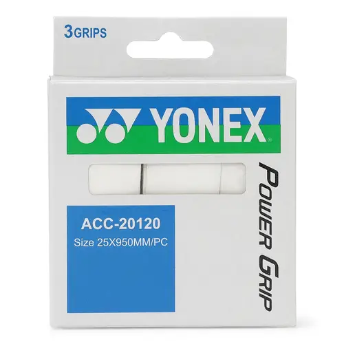 Yonex Power Grip 3-pack White