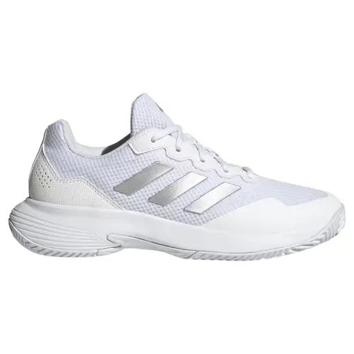 Adidas GameCourt 2 Women Cloud White/Silver Metallic