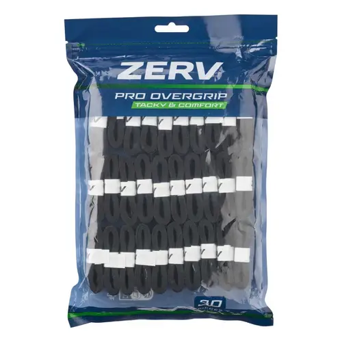 ZERV Pro Overgrip 30-Pack Black